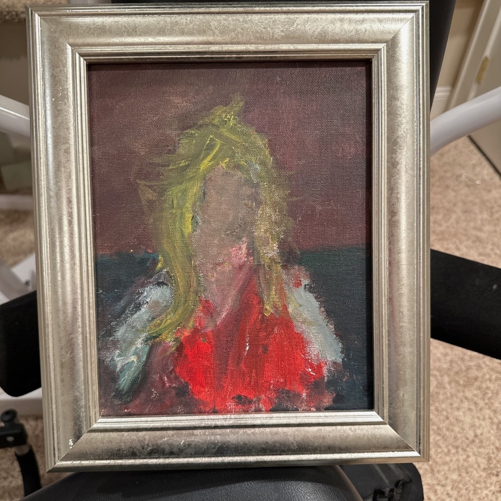 Original Acrylic on Canvas "Faceless Woman"